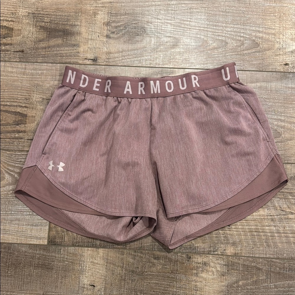 Under Armour Women's Dusty Pink Athletic Shorts Size Small